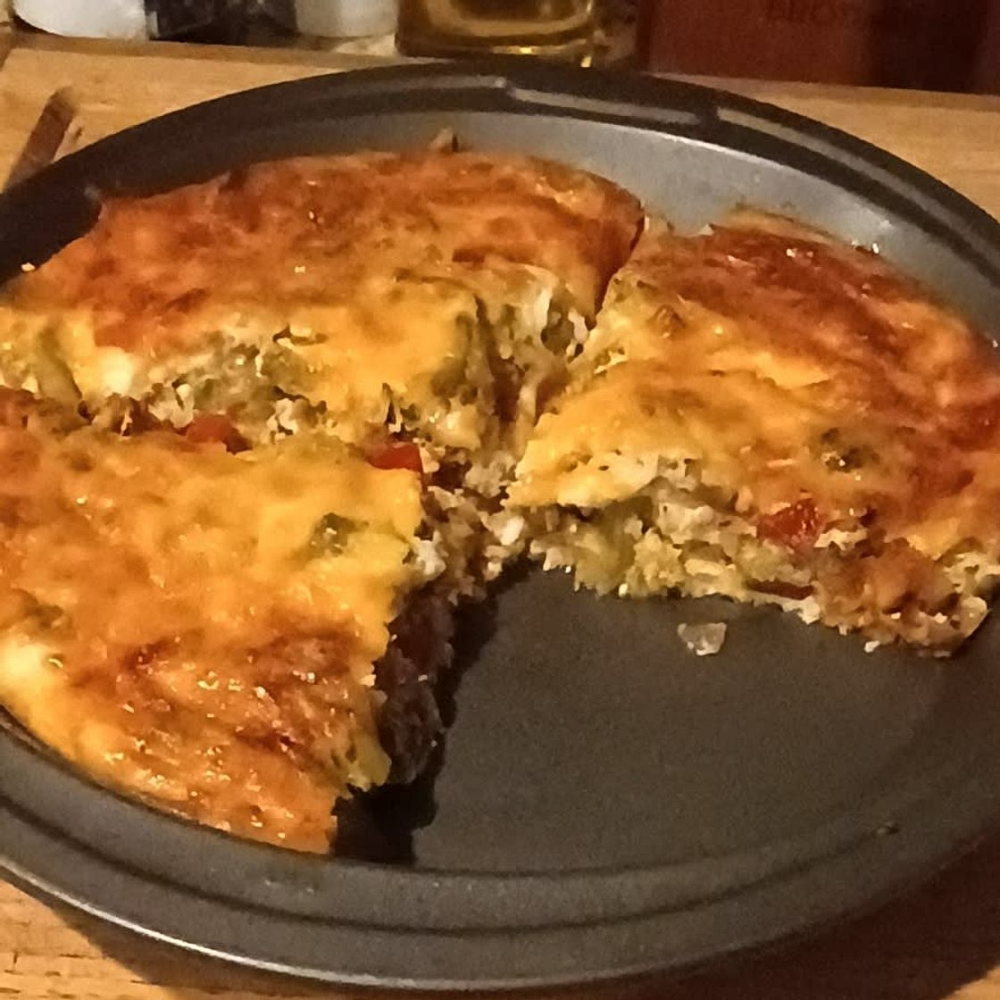 Bacon Broccoli Cheddar Crustless Quiche
