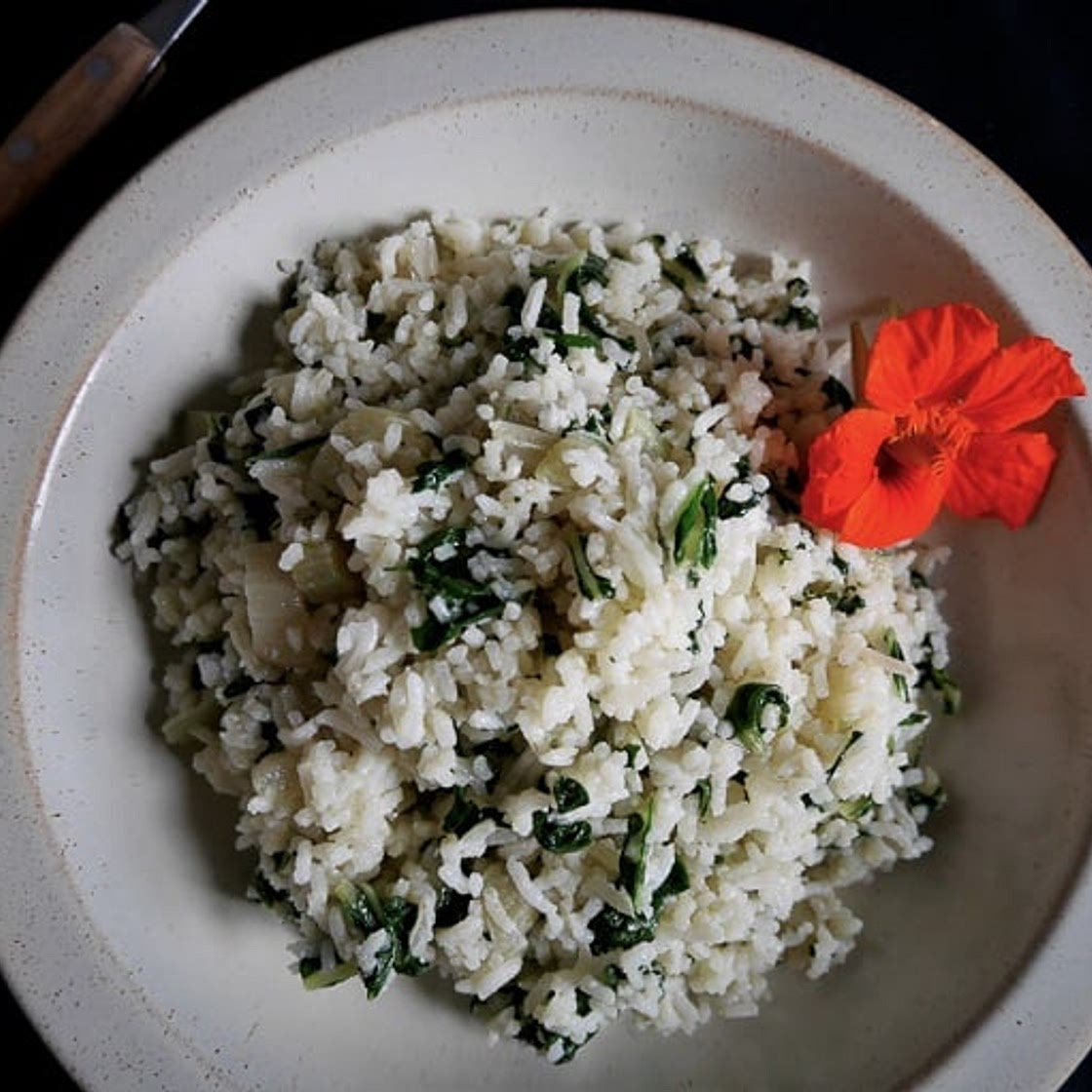 Swiss Chard With Rice