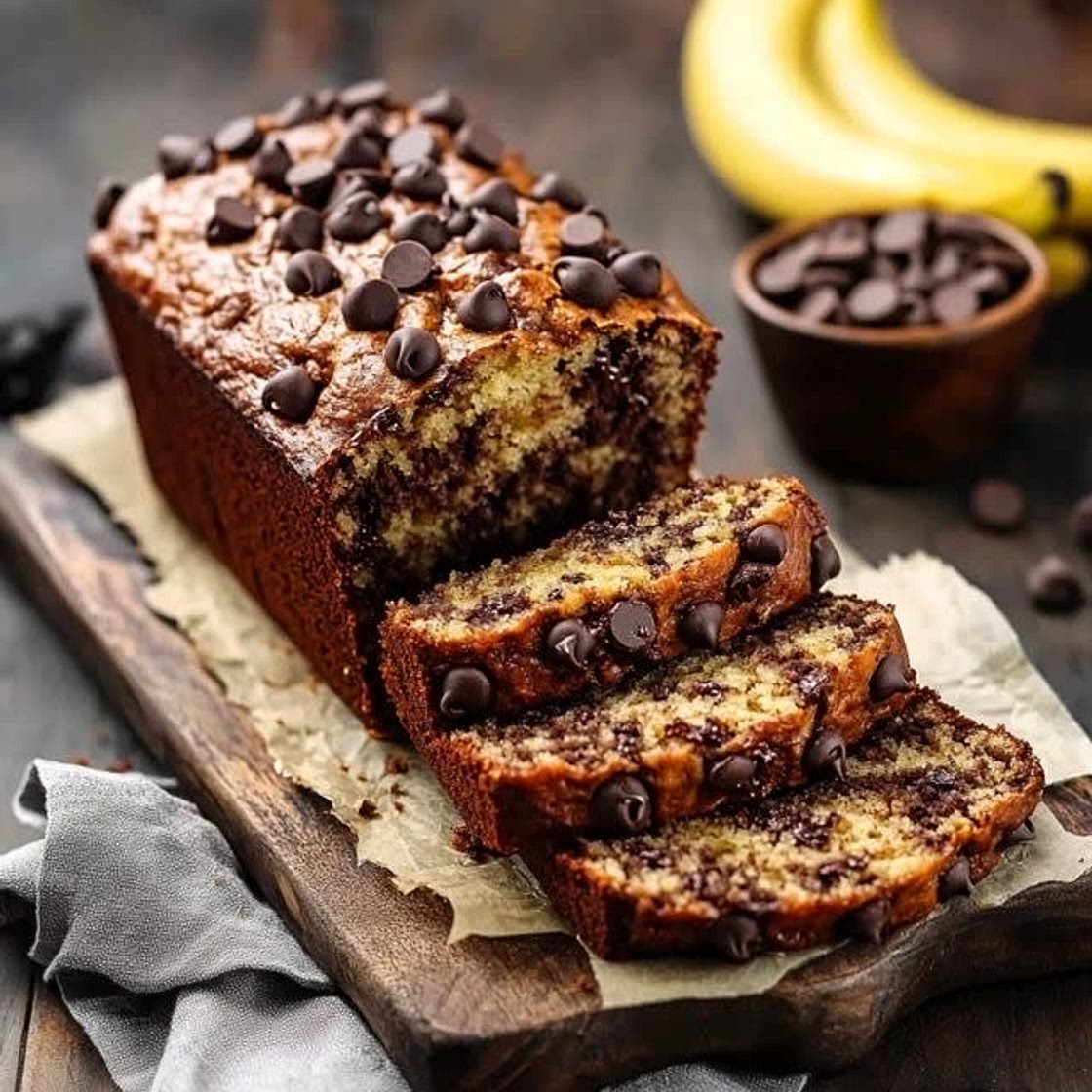 🧈🍫🍌Brown Butter Chocolate Chip Banana Bread