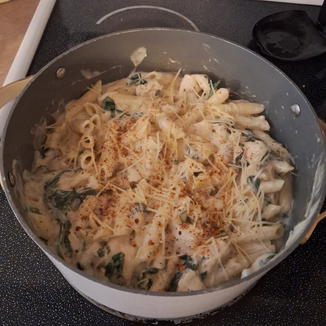 Creamy Spinach Chicken Dinner