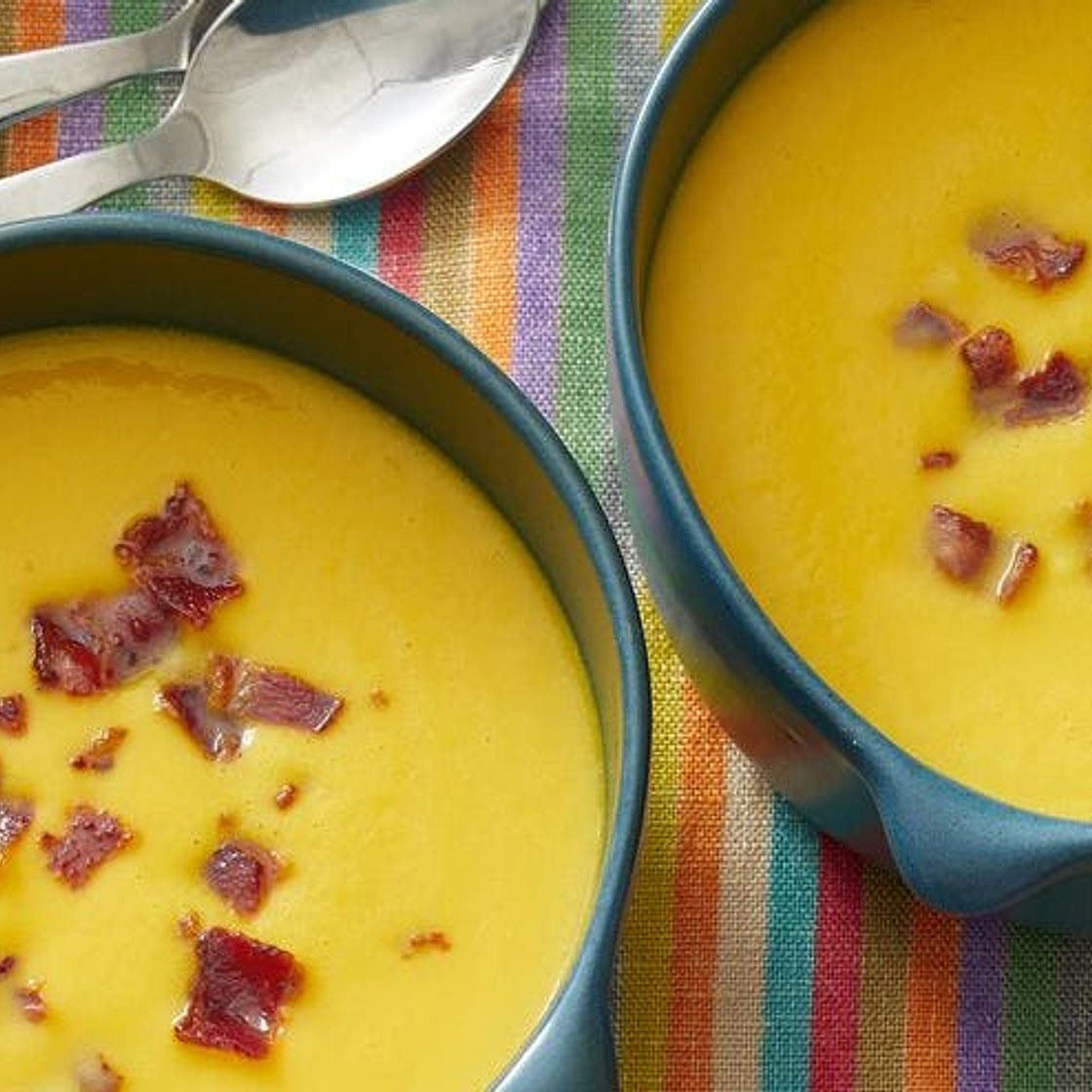 Butternut Squash Soup with Bacon