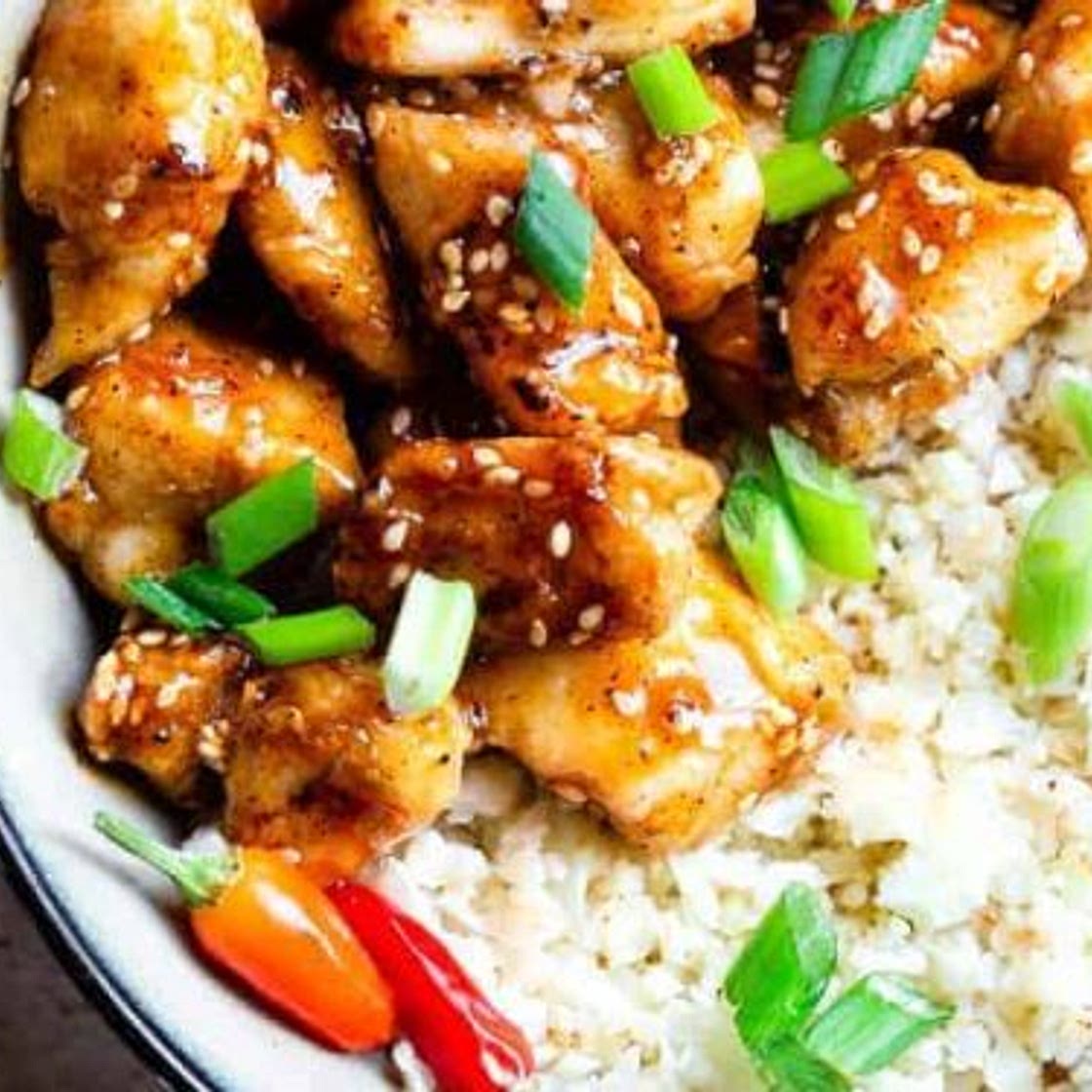 Paleo Easy Gluten Free Healthy Sesame Chicken