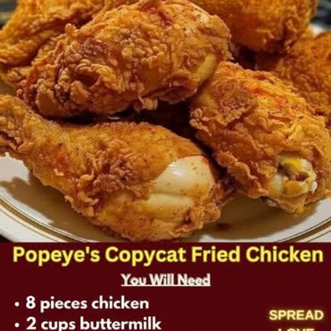 Copycat Popeyes chicken