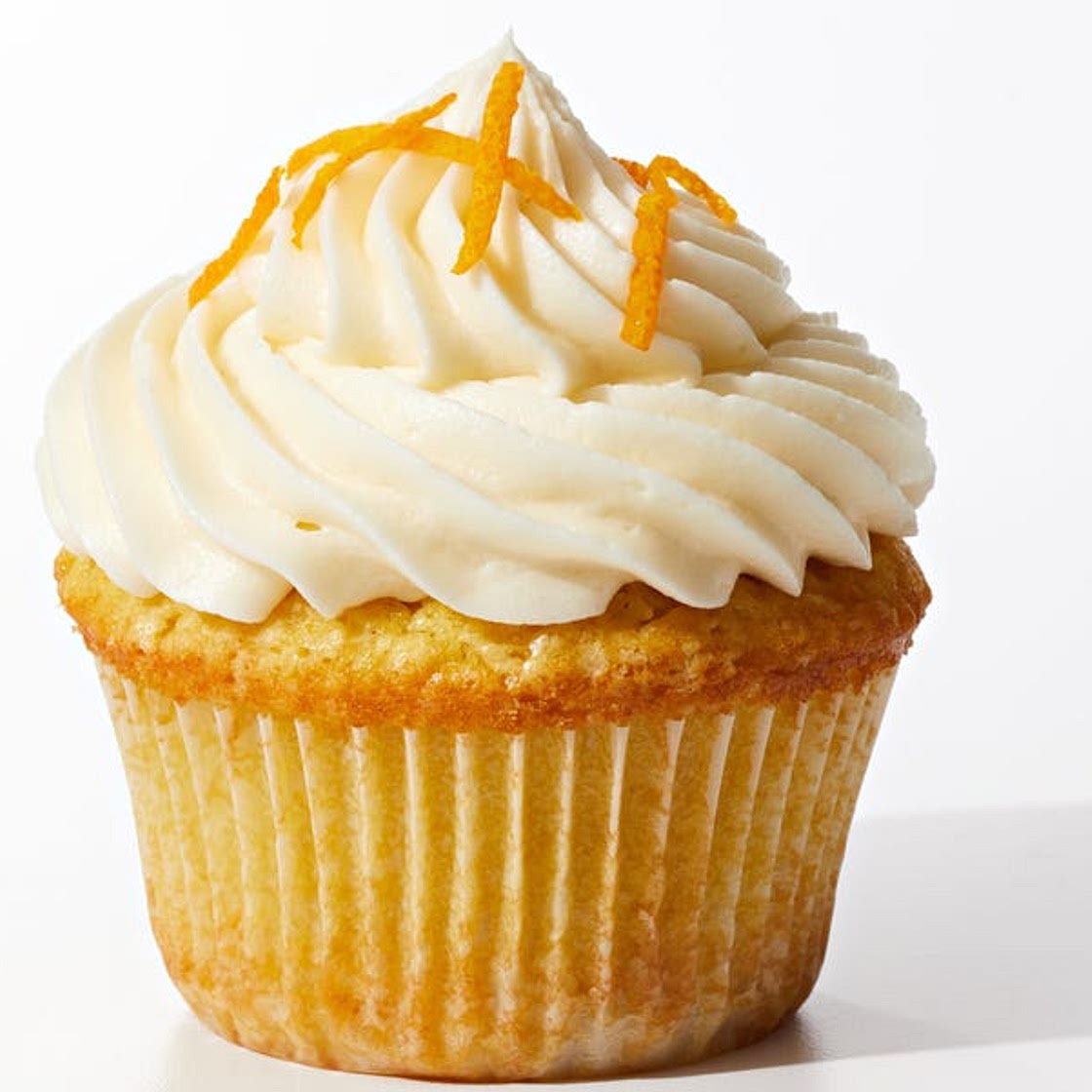 Ricotta-Orange Cupcakes with Buttercream Frosting