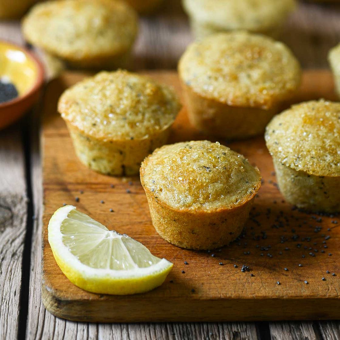 Lemon Poppy Seed Mini Muffins