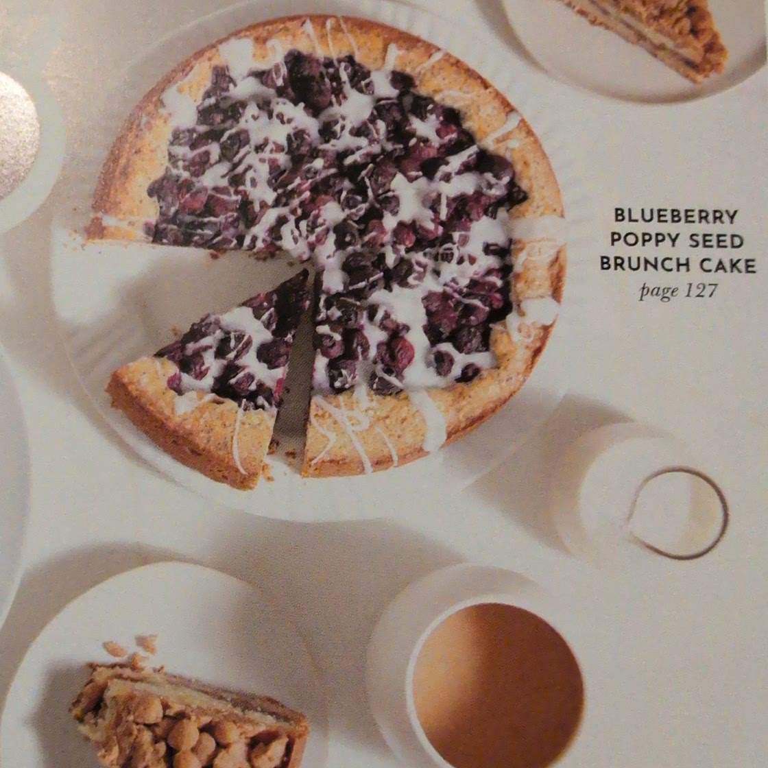 Blueberry poppy seed brunch cake