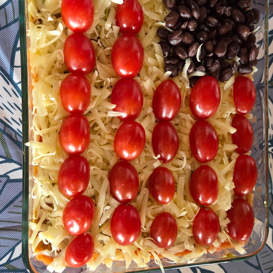 Sarah's 7 Layer Bean Dip