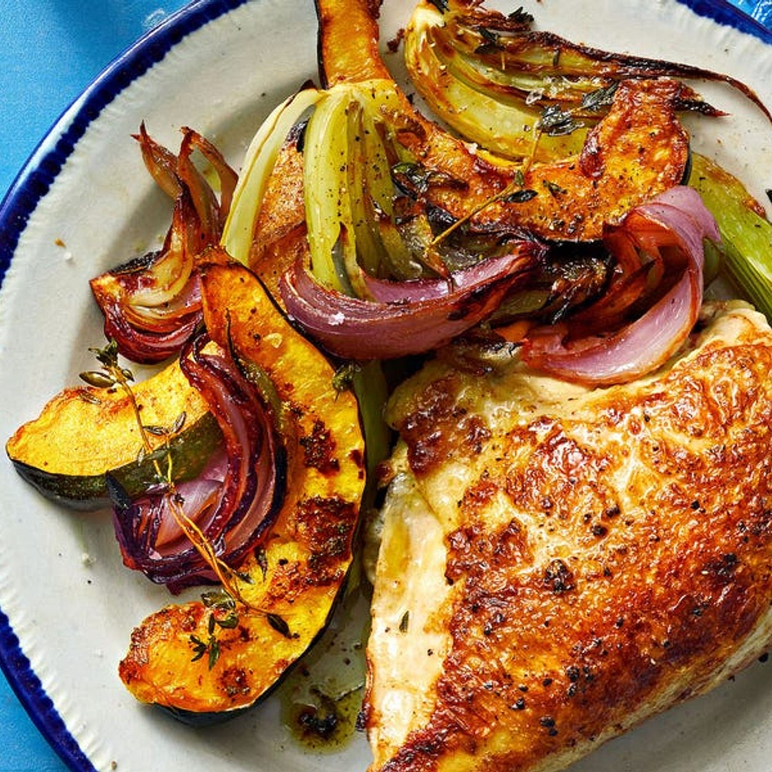 Sheet Pan Roasted Chicken