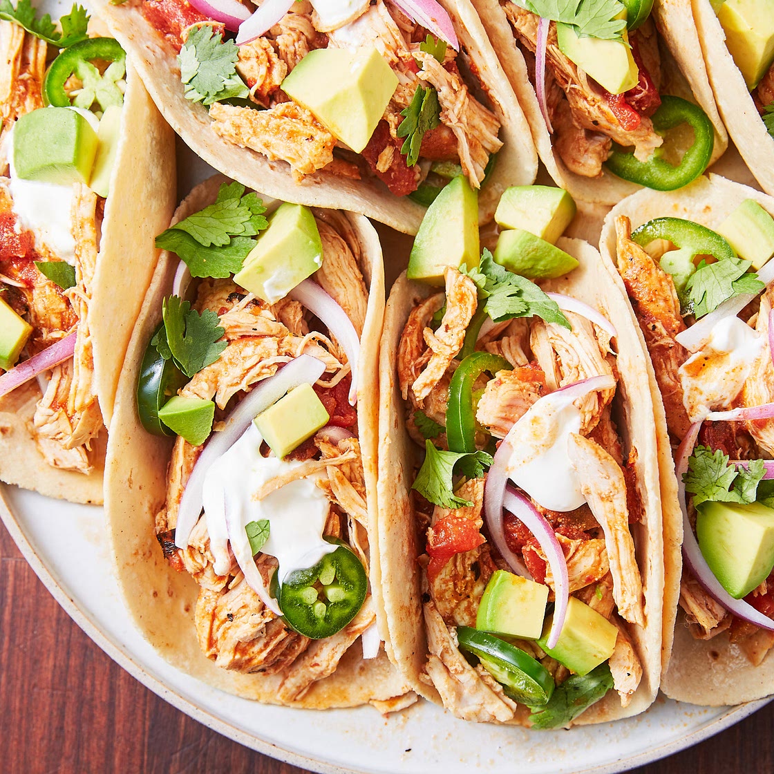 Instant Pot Spicy Chicken Tacos