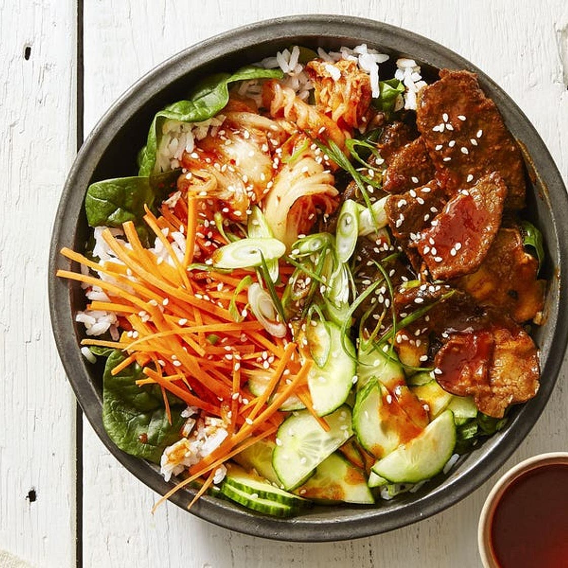 Spicy Sesame Rice Bowls