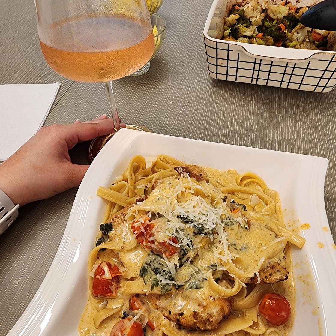 Creamy Chicken Fettuccine