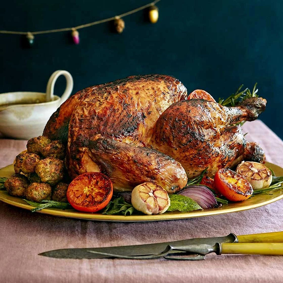 Flavour-bomb roast turkey & gravy