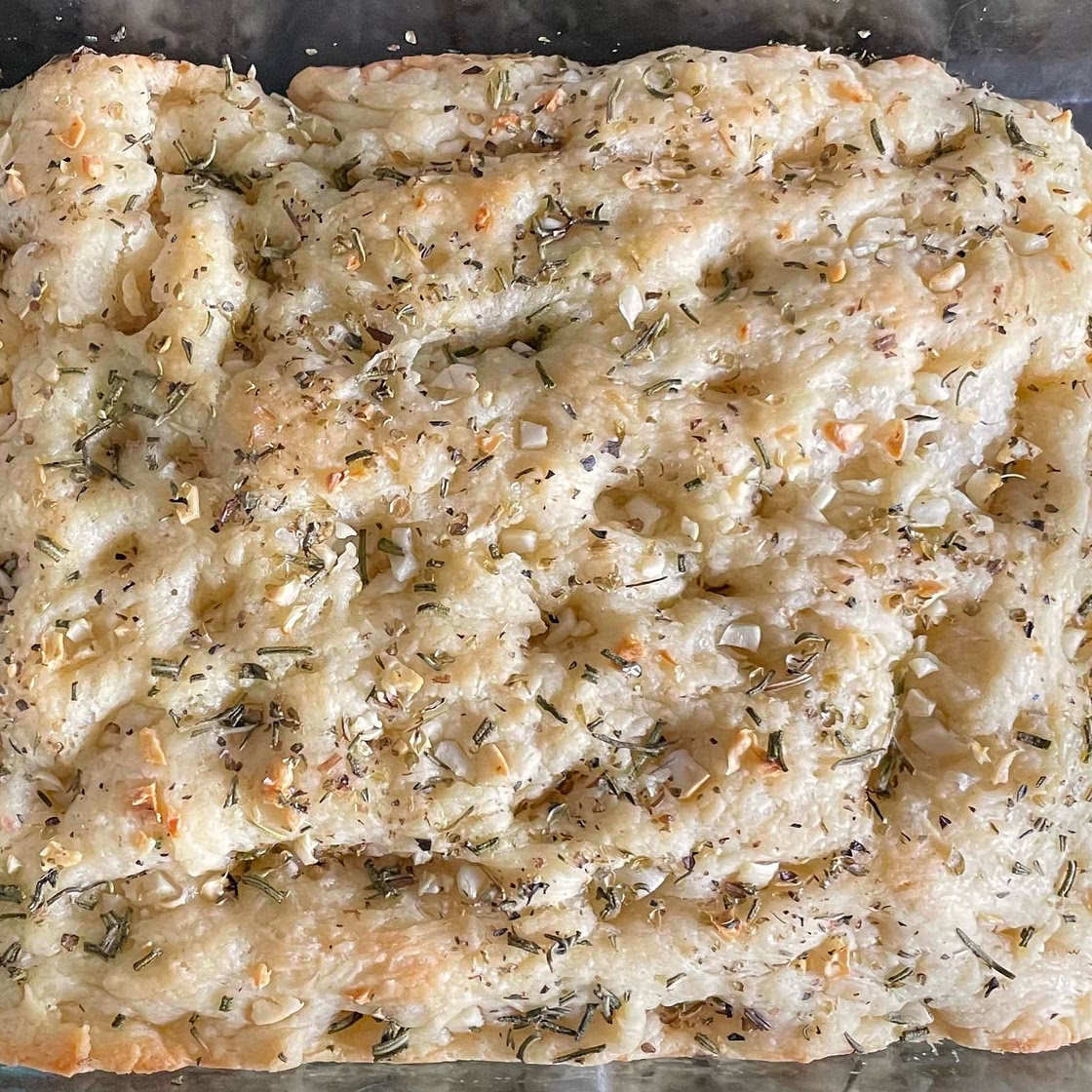 Garlic and Rosemary Focaccia Bread
