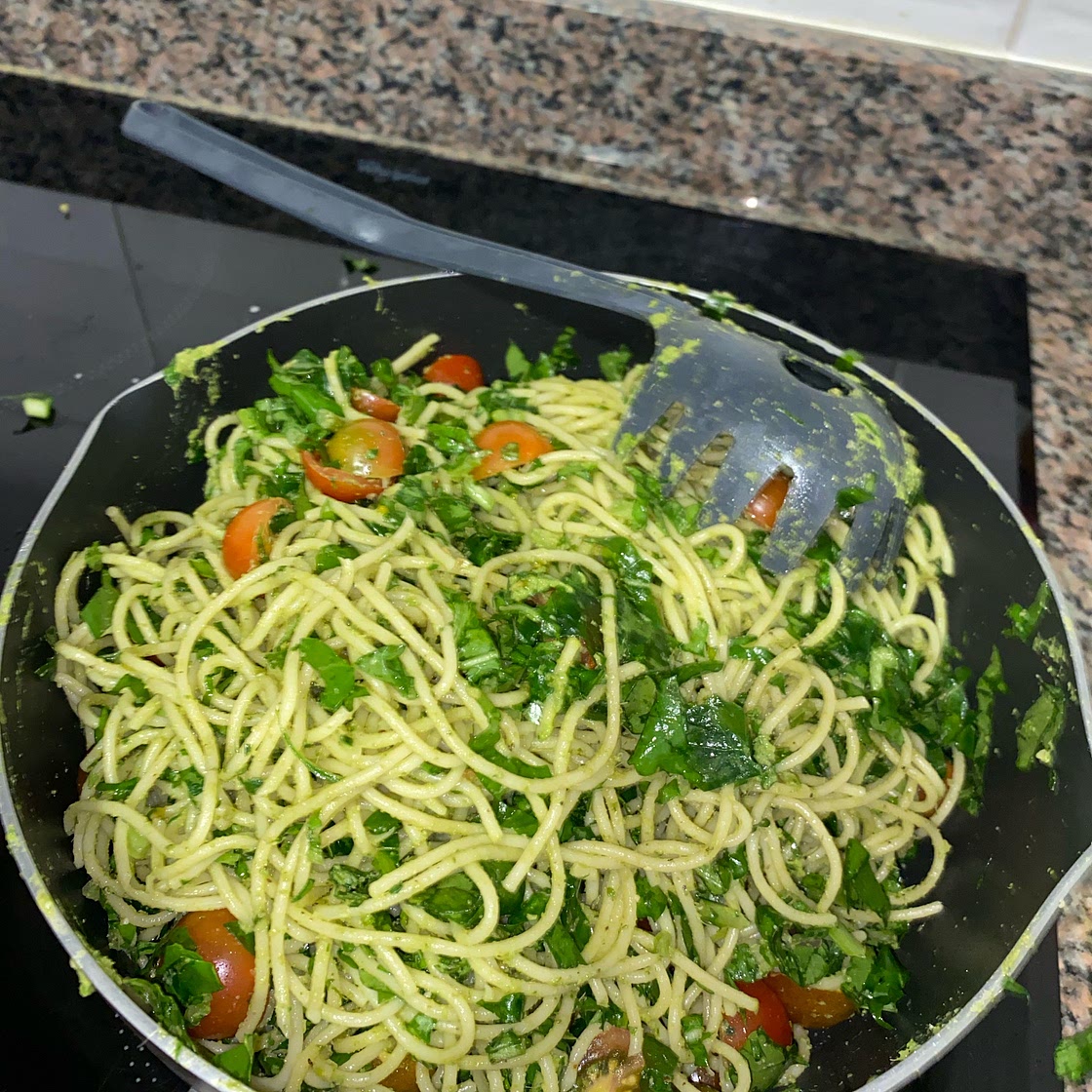 Pesto Spaghetti Salad
