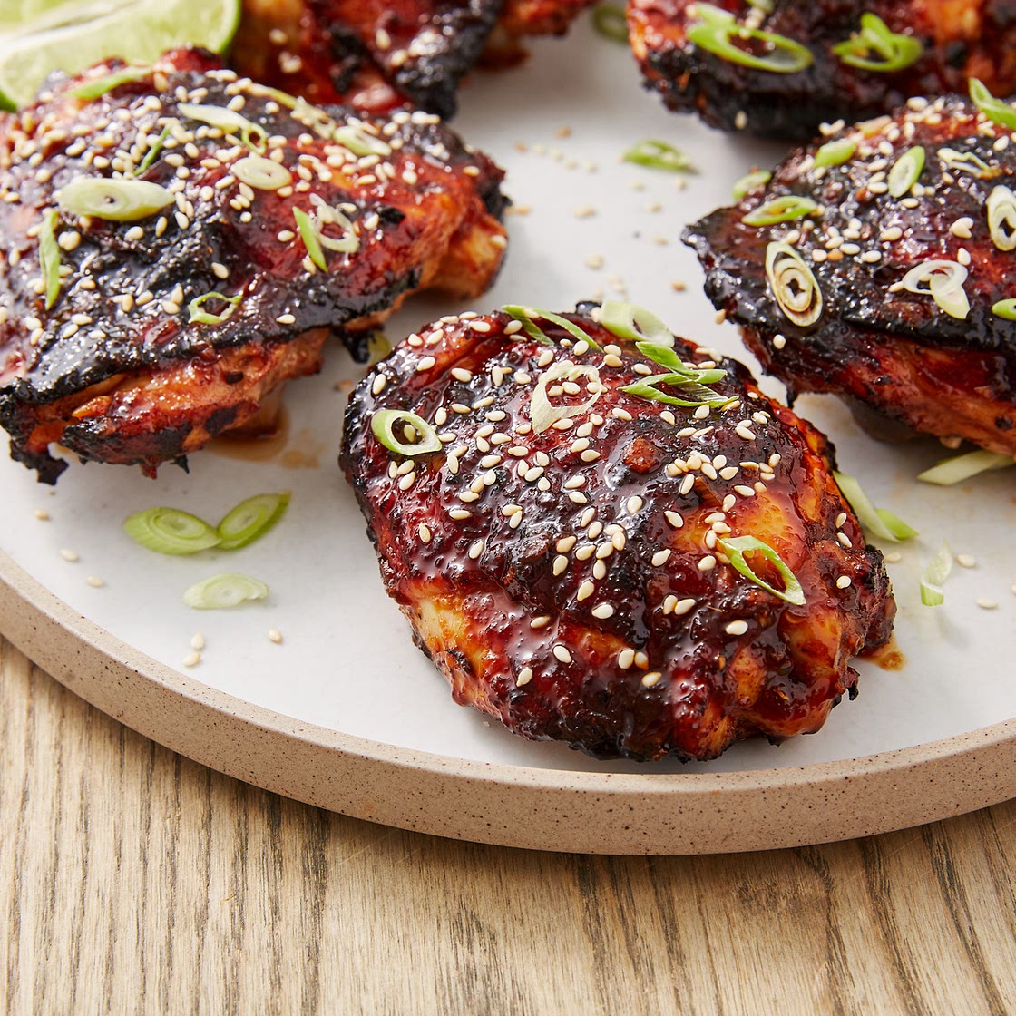 Air Fryer Spicy Chicken Thighs