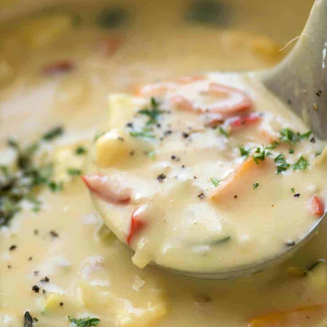 Magic healthy low cal creamy Vegetable Soup!