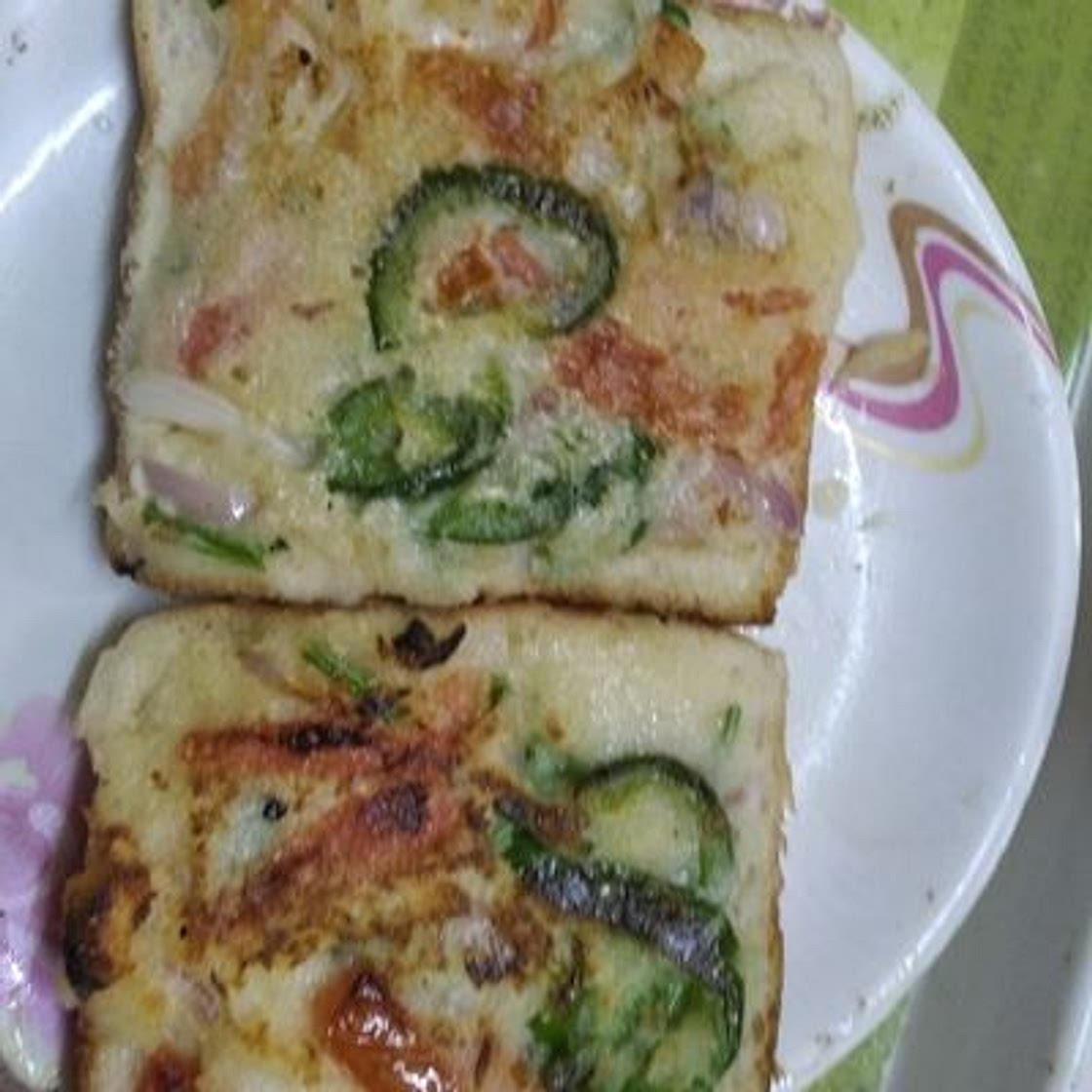 ब्रेड पिज़्ज़ा (bread pizza recipe in Hindi)