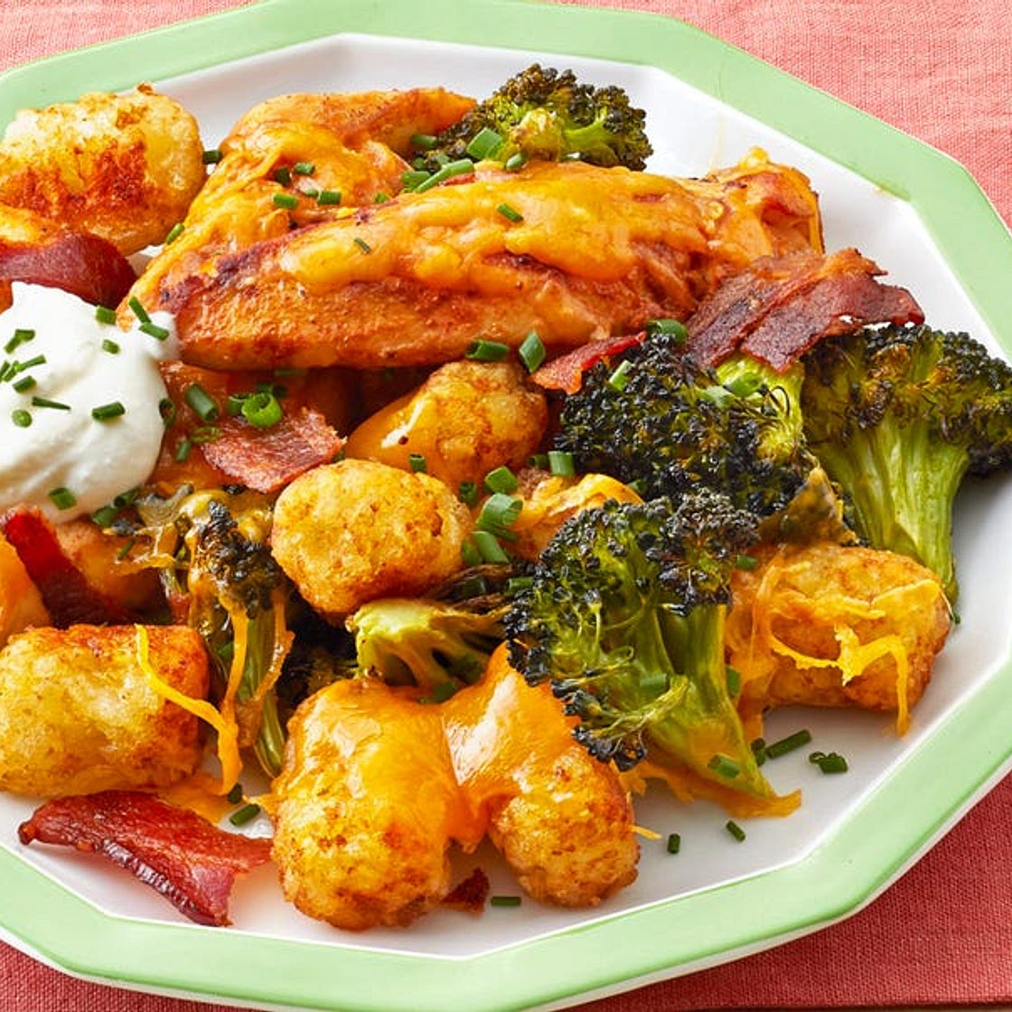 Loaded Chicken and Tater Tots