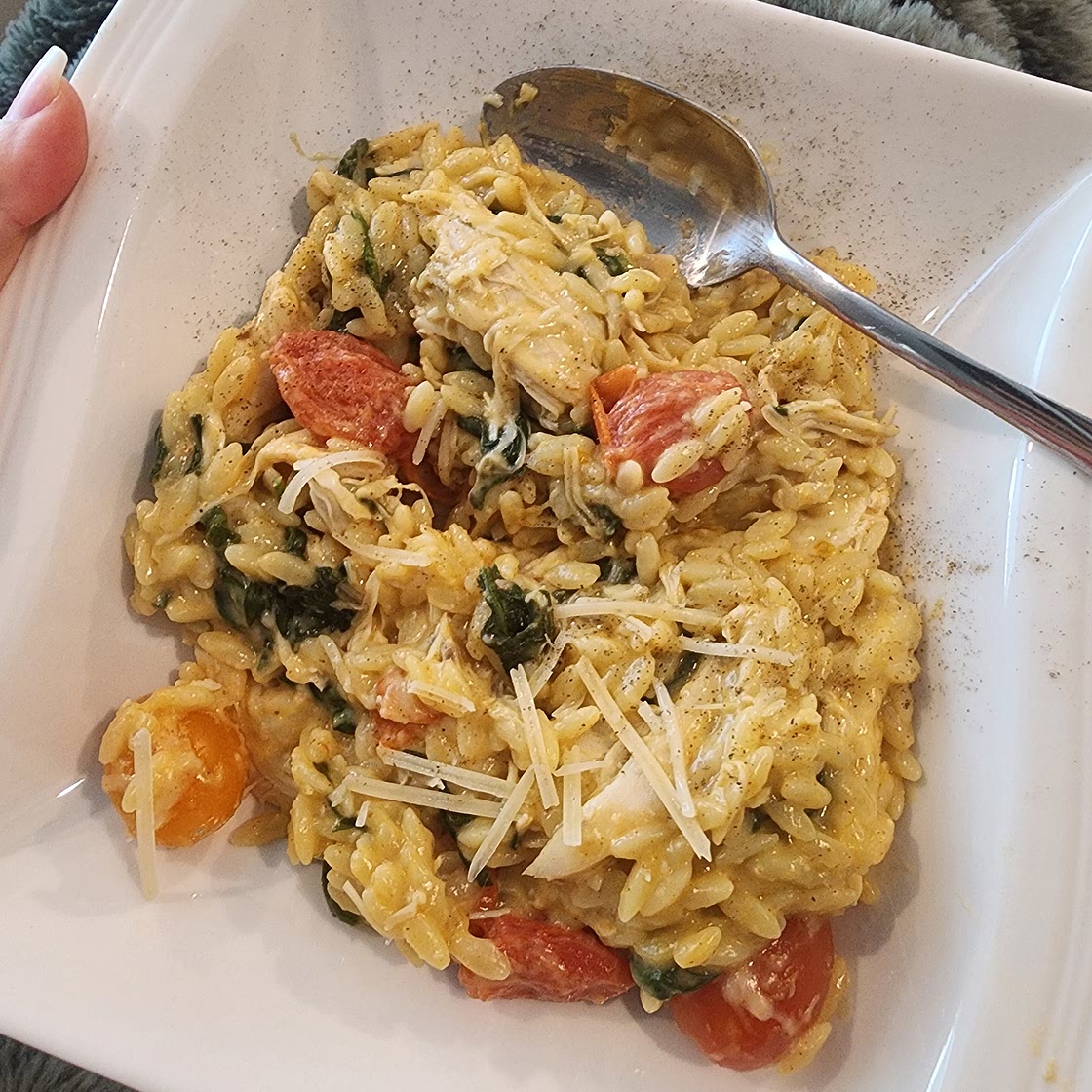 Creamy Chicken Orzo
