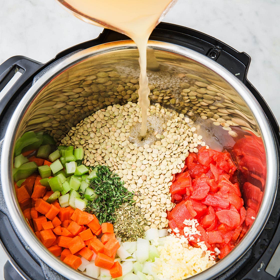 Instant Pot Lentil Soup