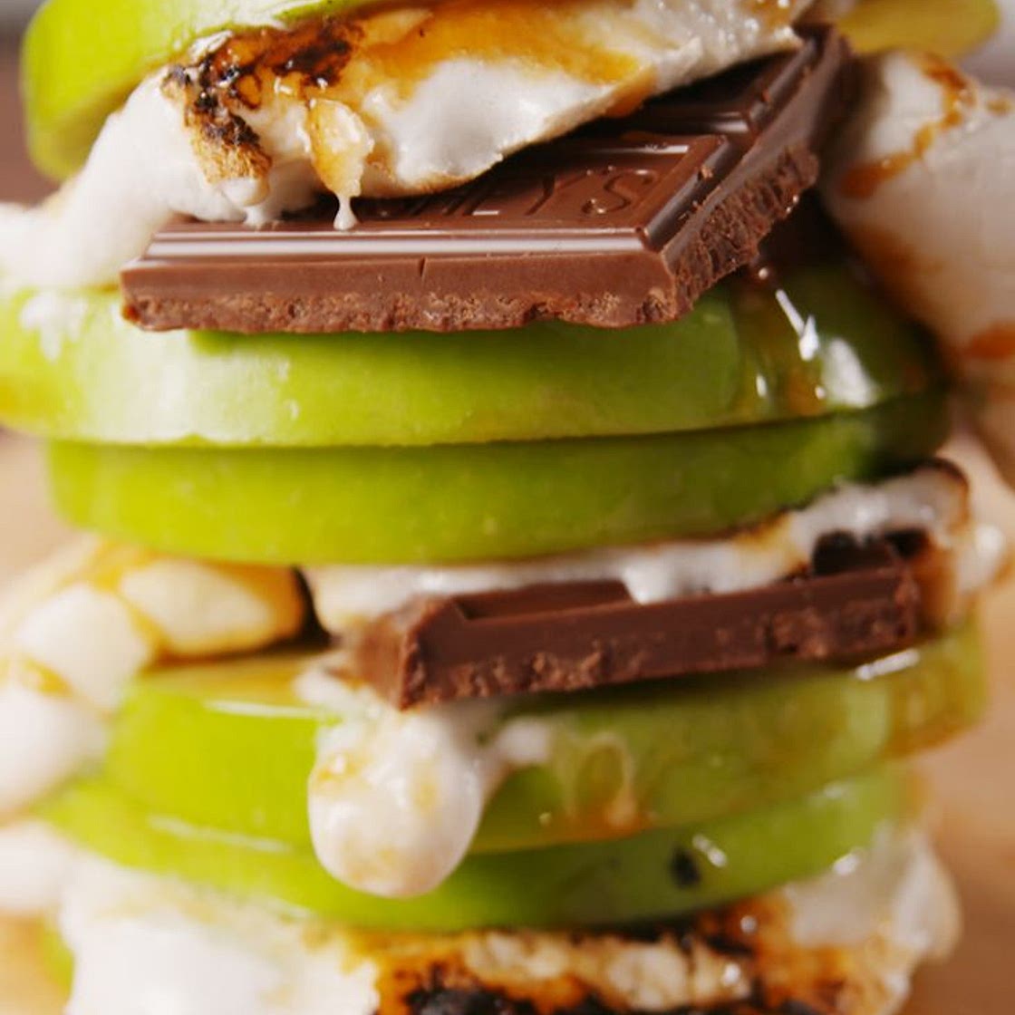 Caramel Apple S'mores