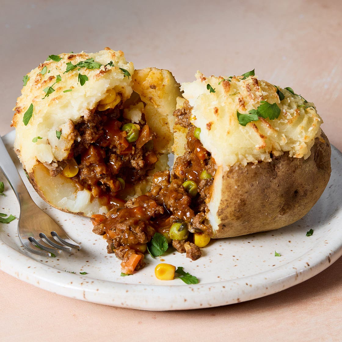 Shepherd's Pie Baked Potatoes