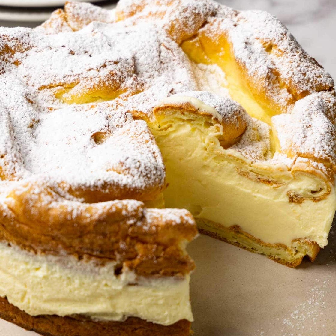 Karpatka (Cream puff cake)