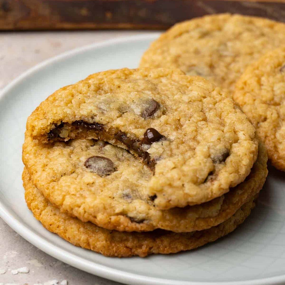 Coconut chocolate chip cookies