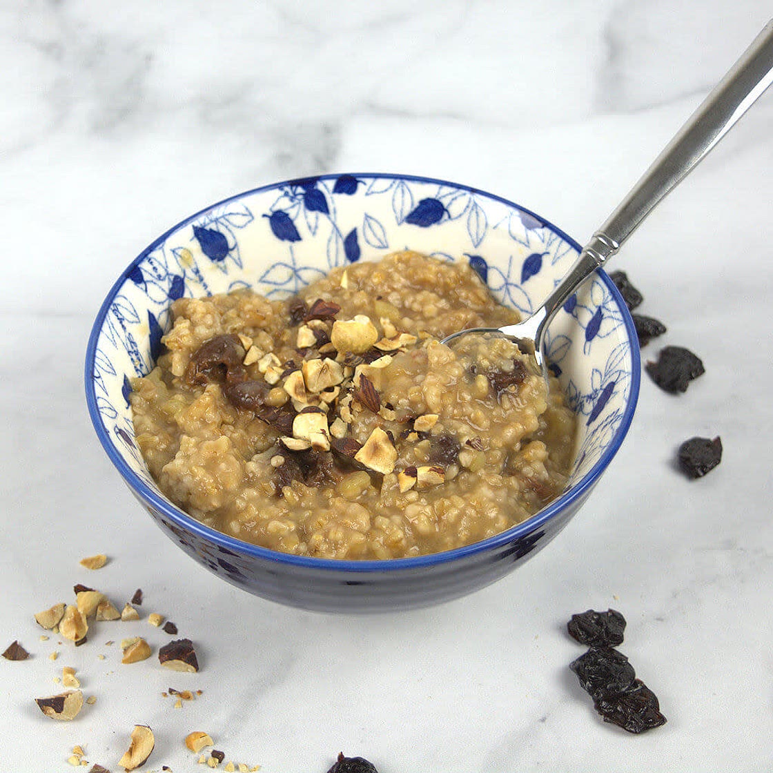 Apple Cherry Steel-Cut Oatmeal