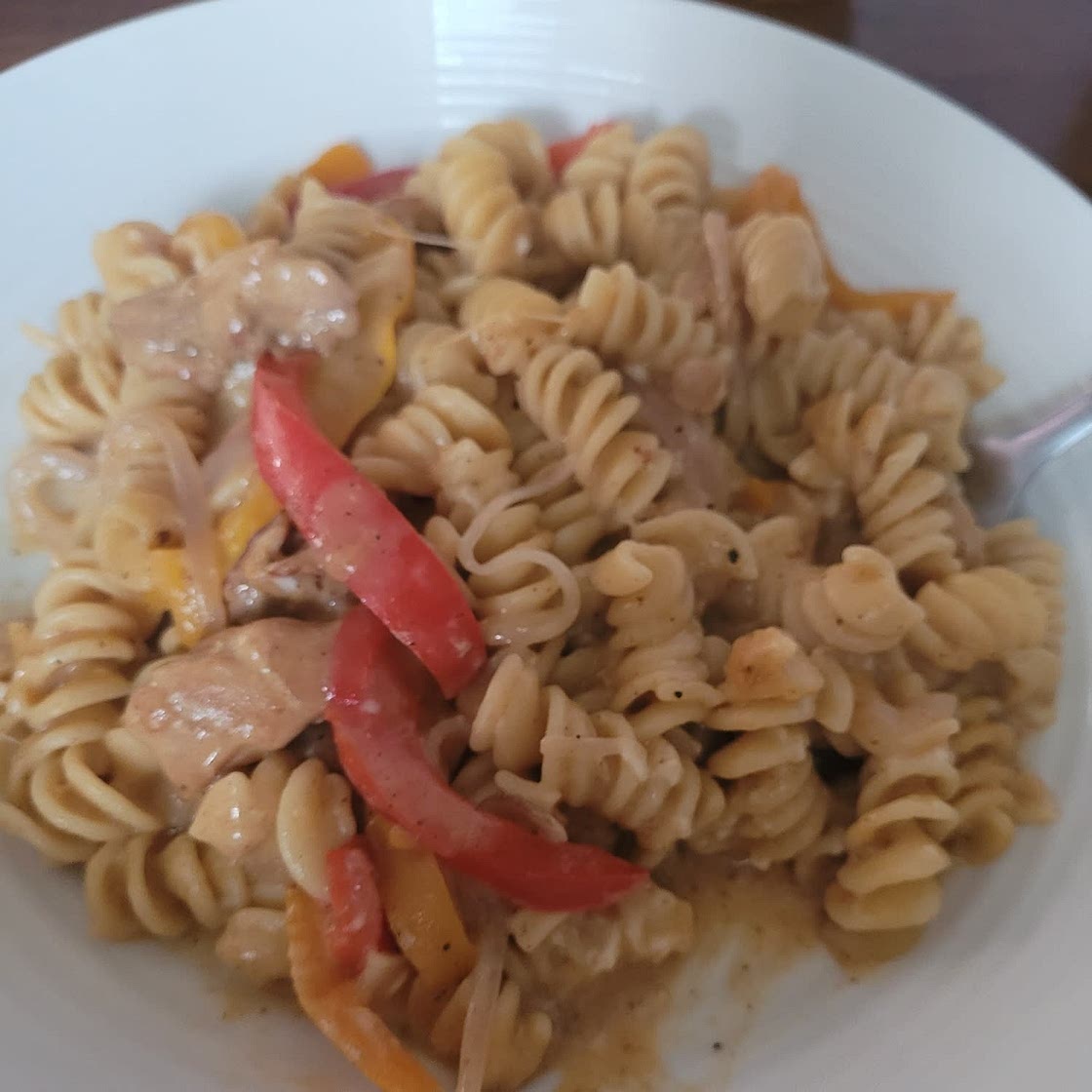 Creamy Chicken Fajita Pasta