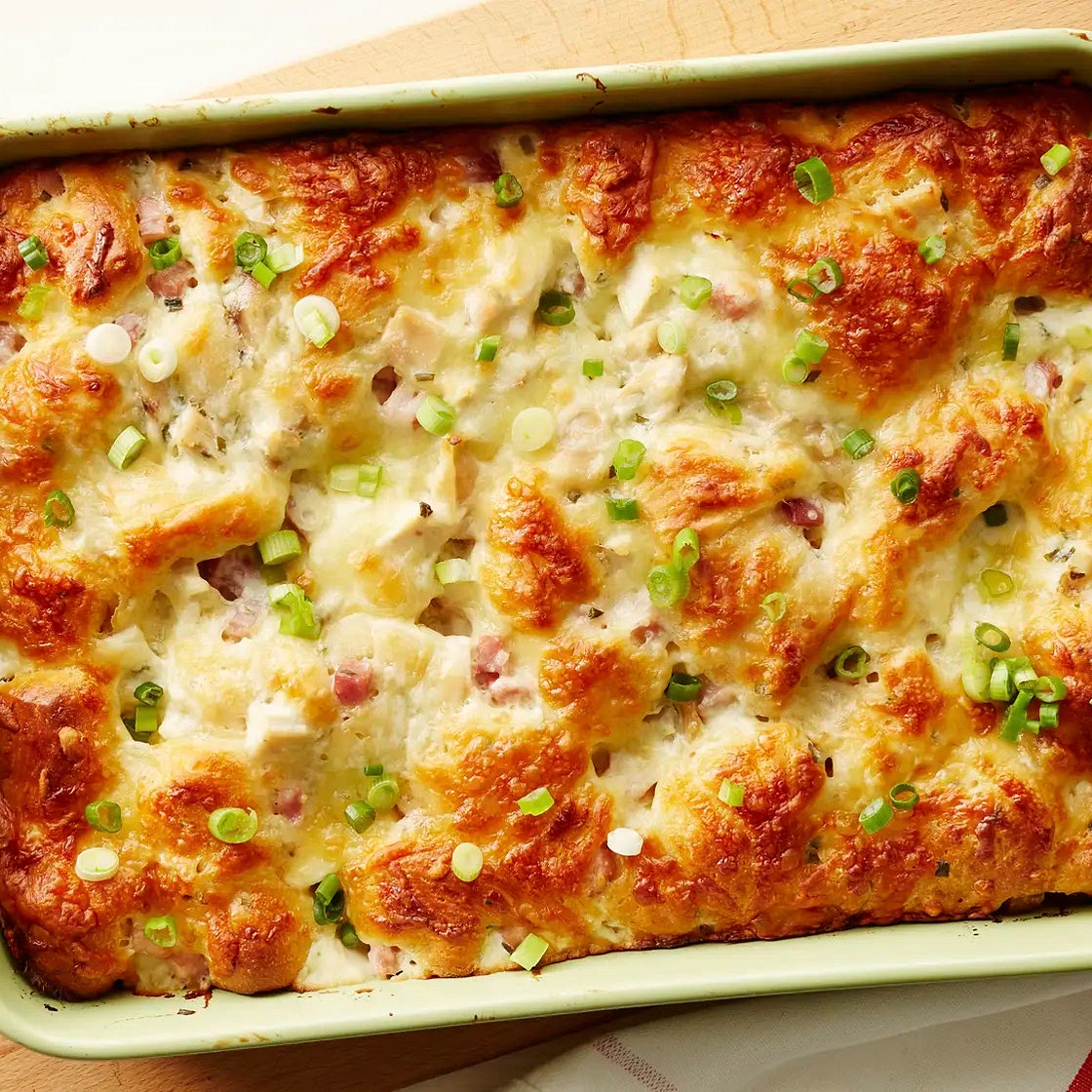 Chicken Cordon Bleu Bubble-Up Bake
