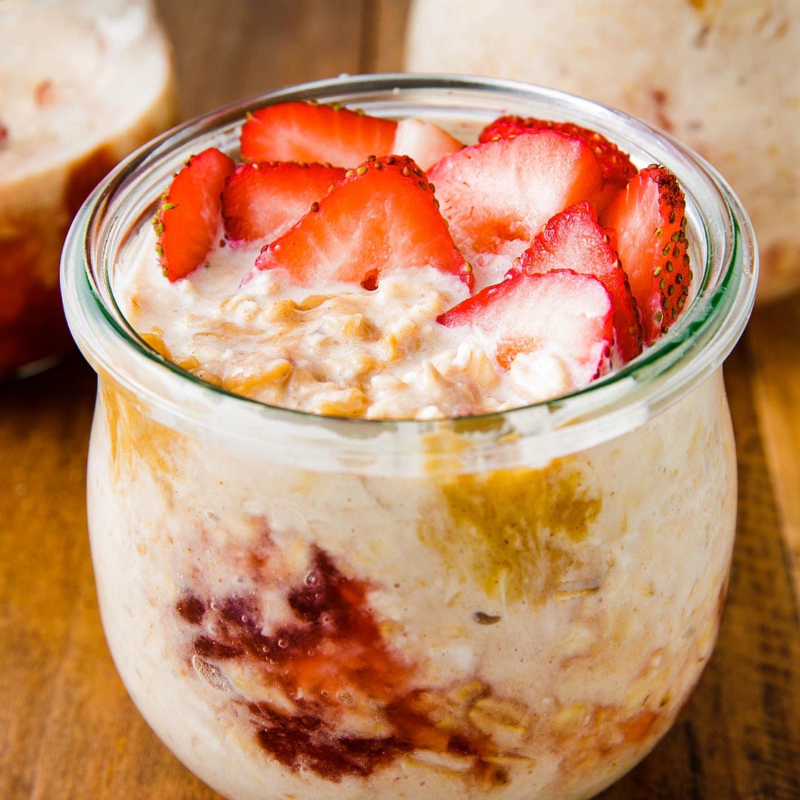PB&J Overnight Oats