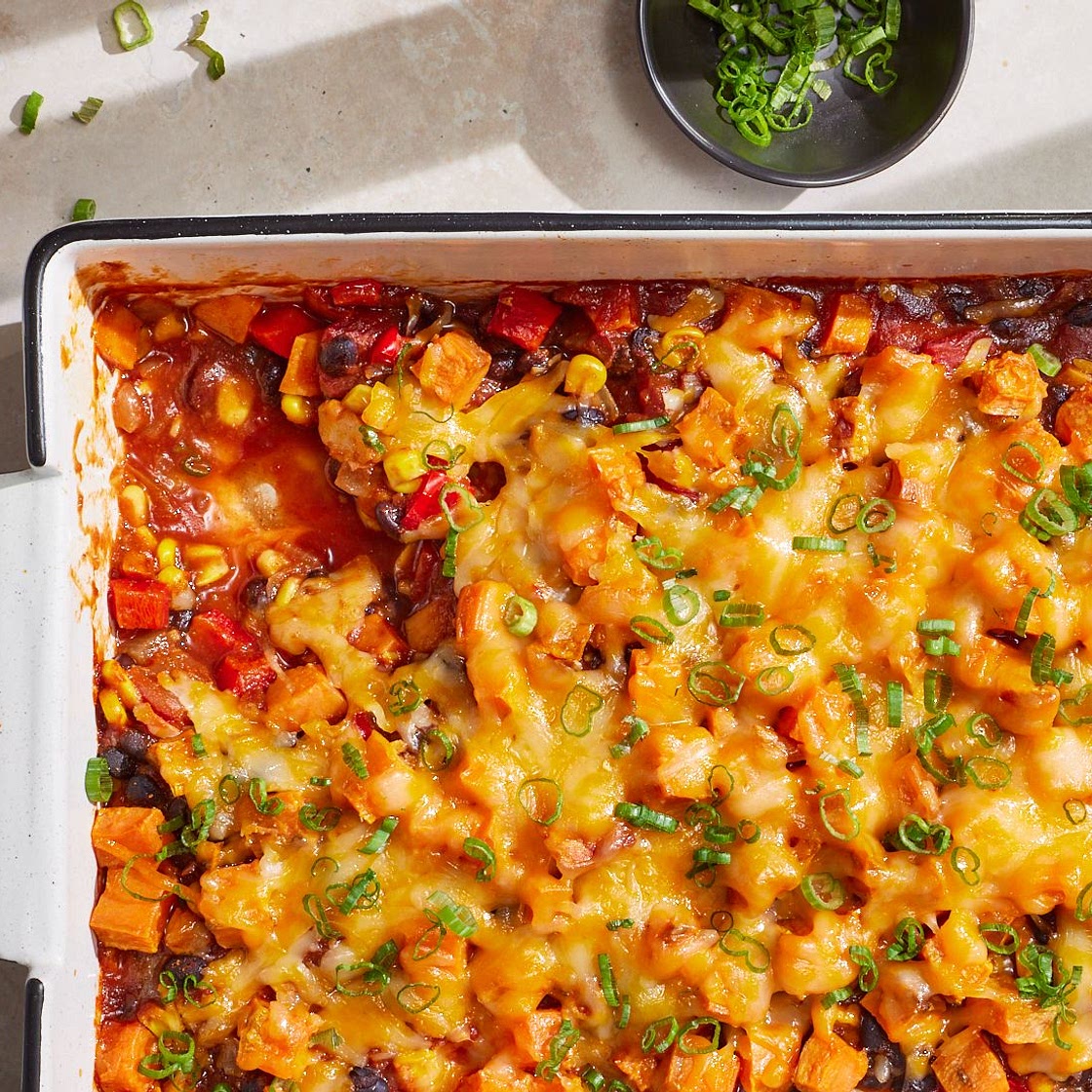 Chili Cheese Sweet Potato Casserole