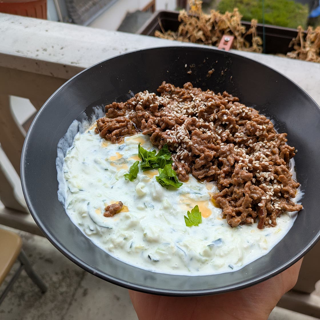 Hack auf Skyr (Proteinbombe)