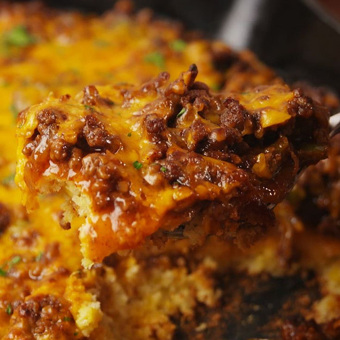 Sloppy Joe Tamale Pie
