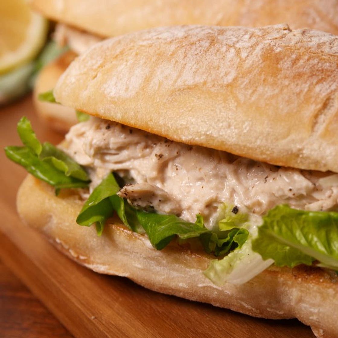 Chicken Caesar Sandwiches