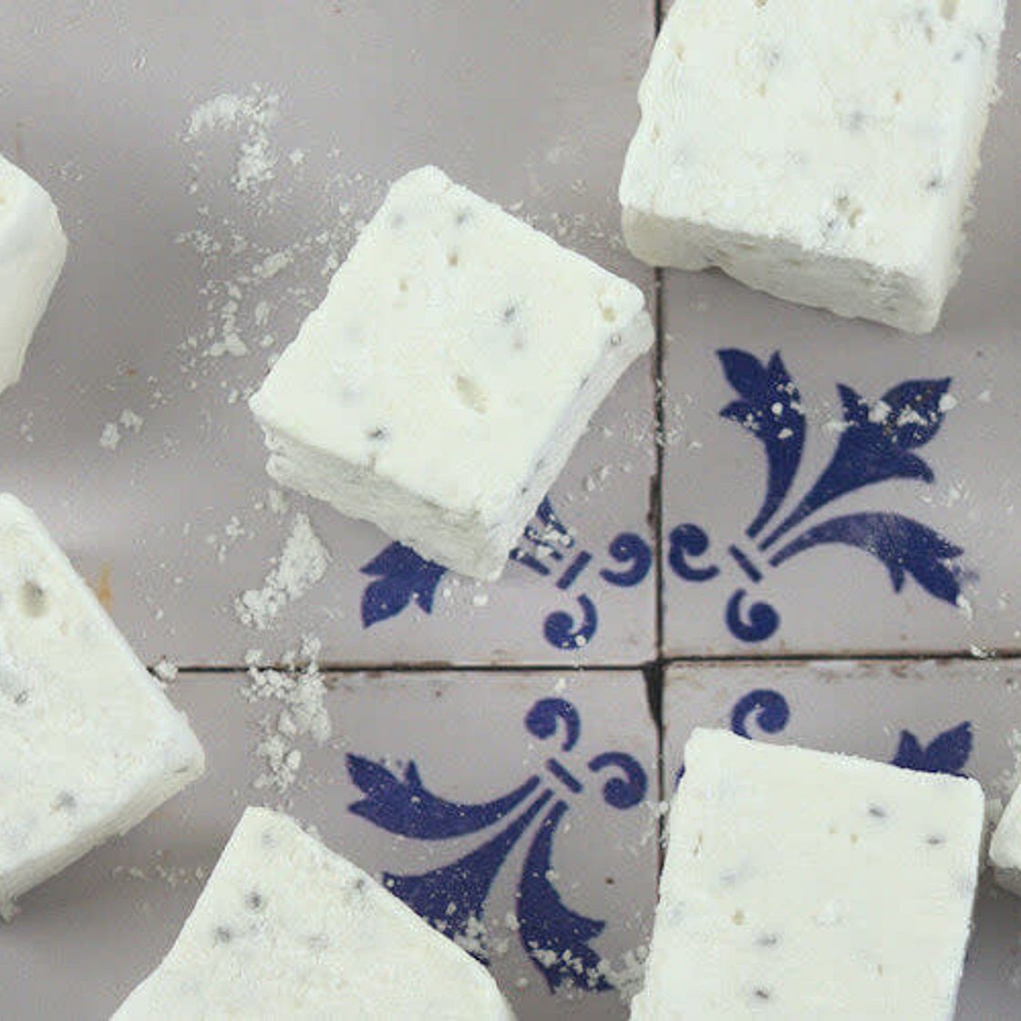 Vanilla Marshmallows with Chia Seeds