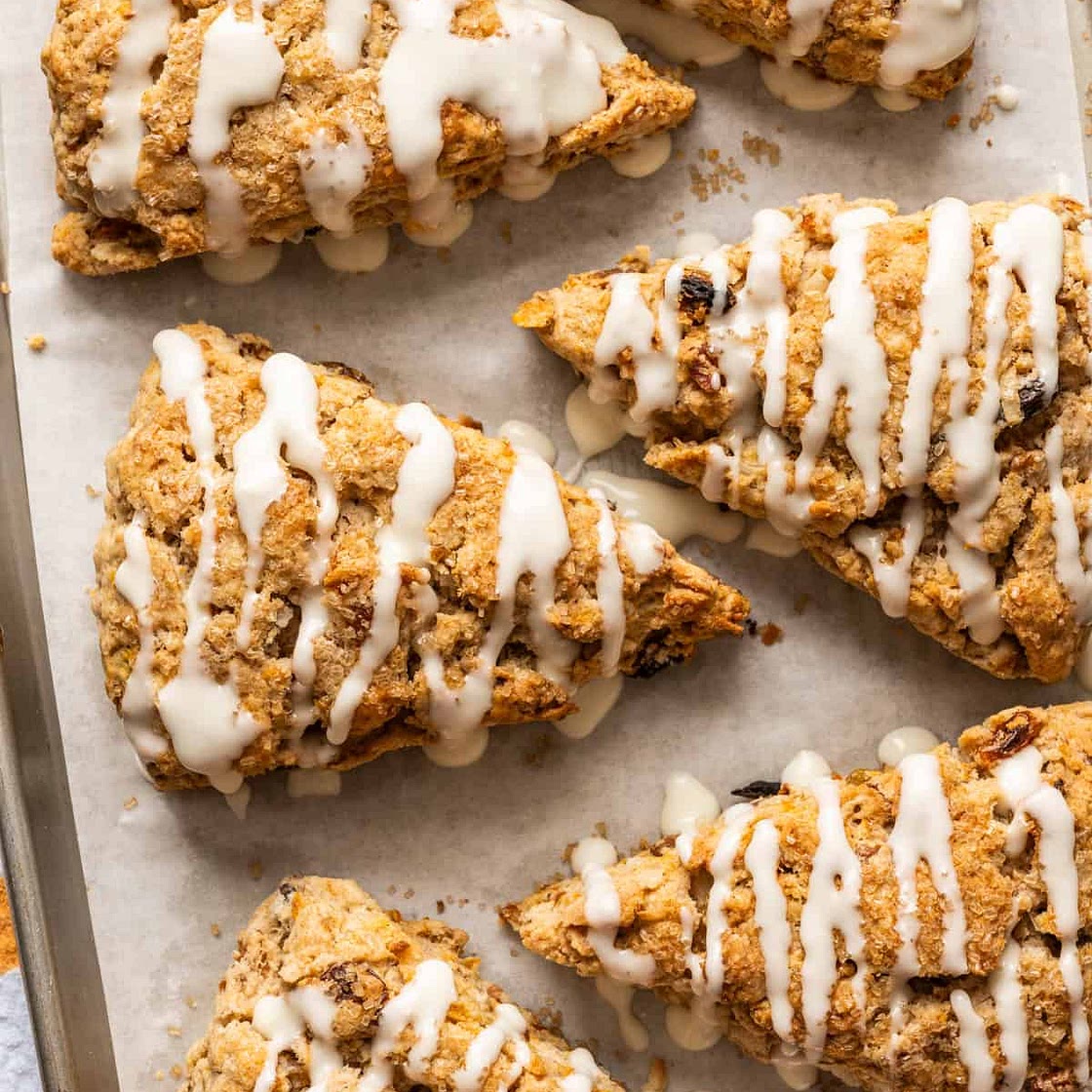 Carrot cake scones