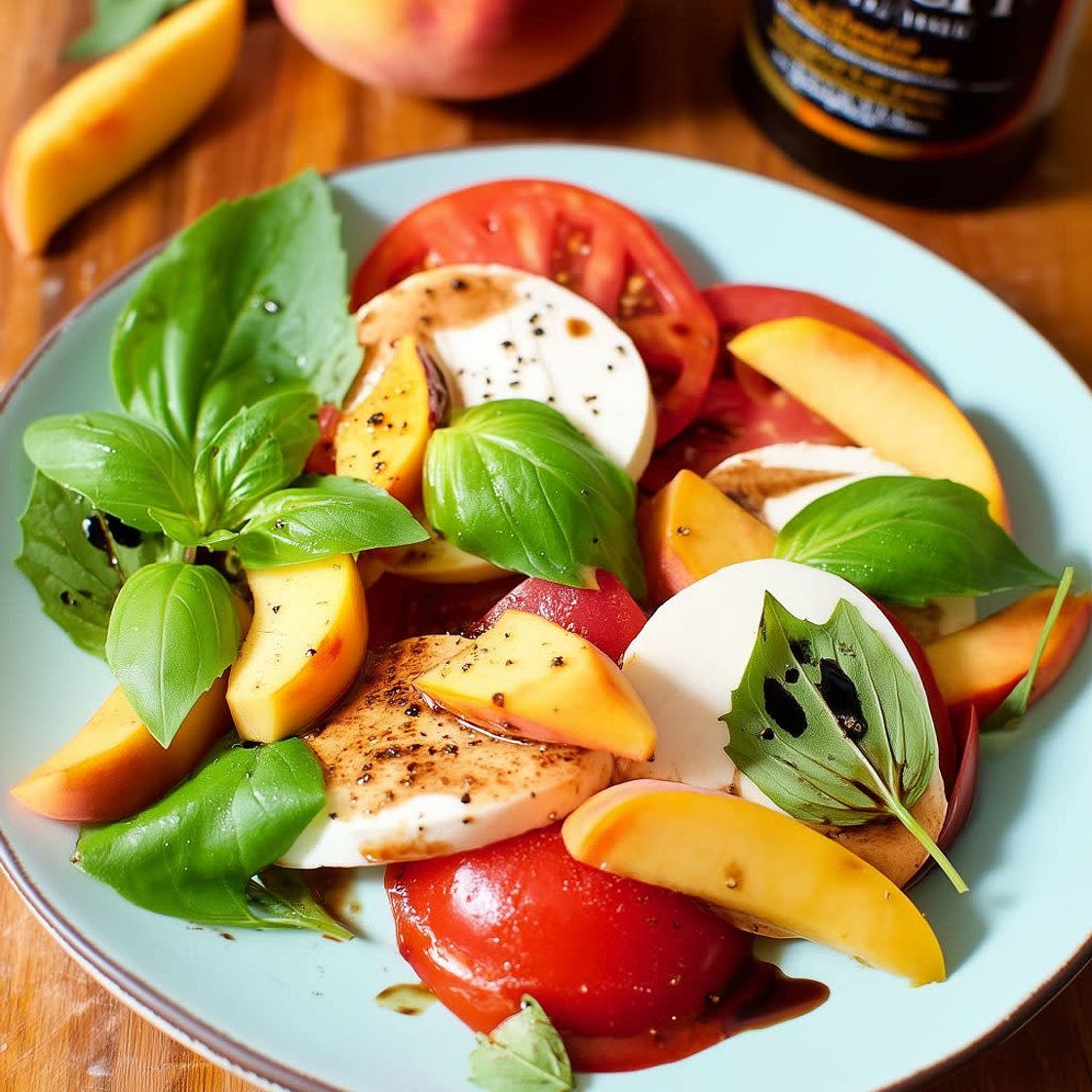 Peach Caprese Salad