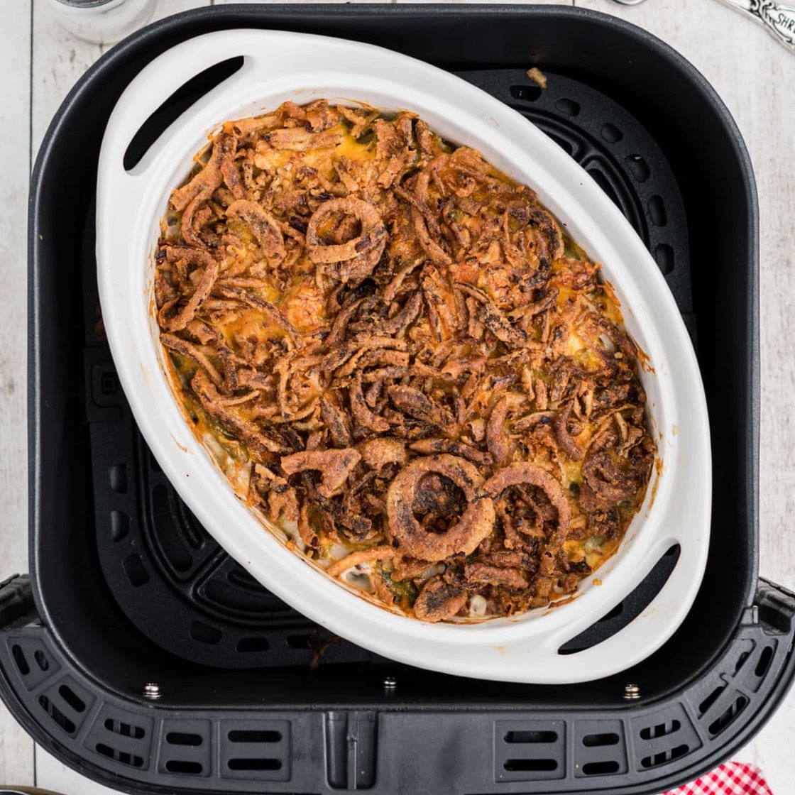 Air Fryer Green Bean Casserole
