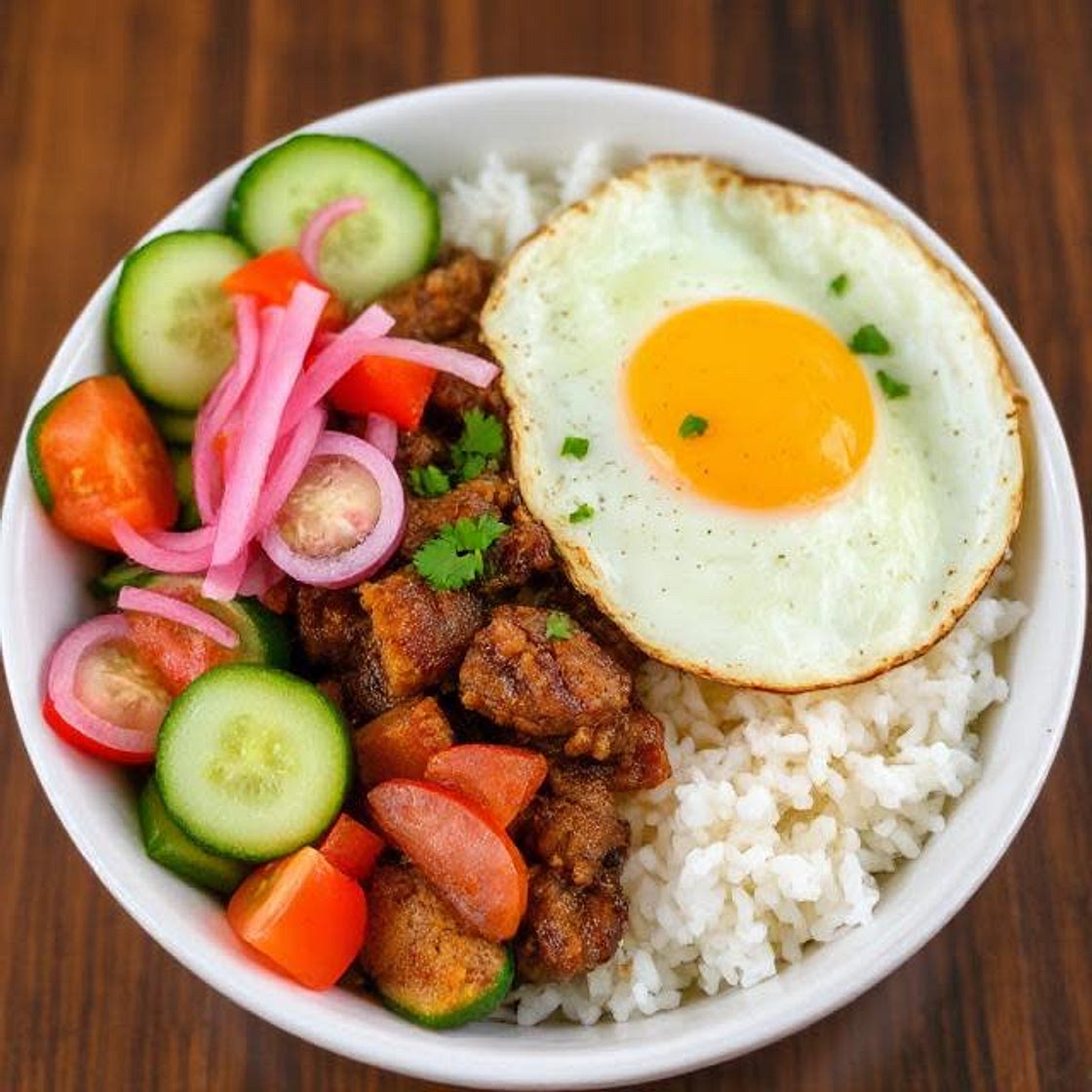 Pork Tocino Rice Bowl