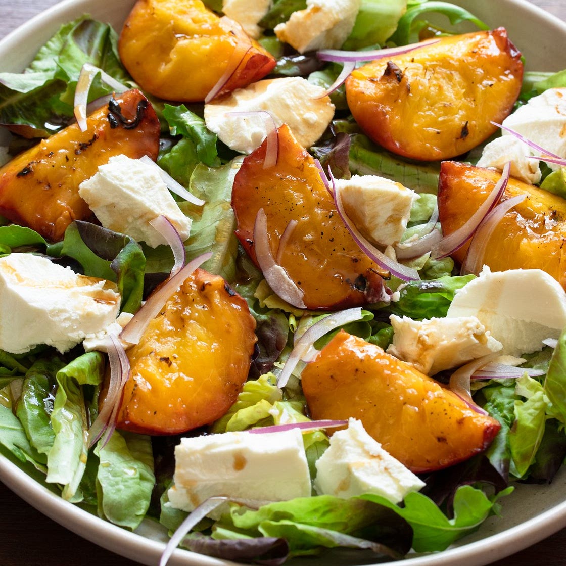 Grilled Peach Salad