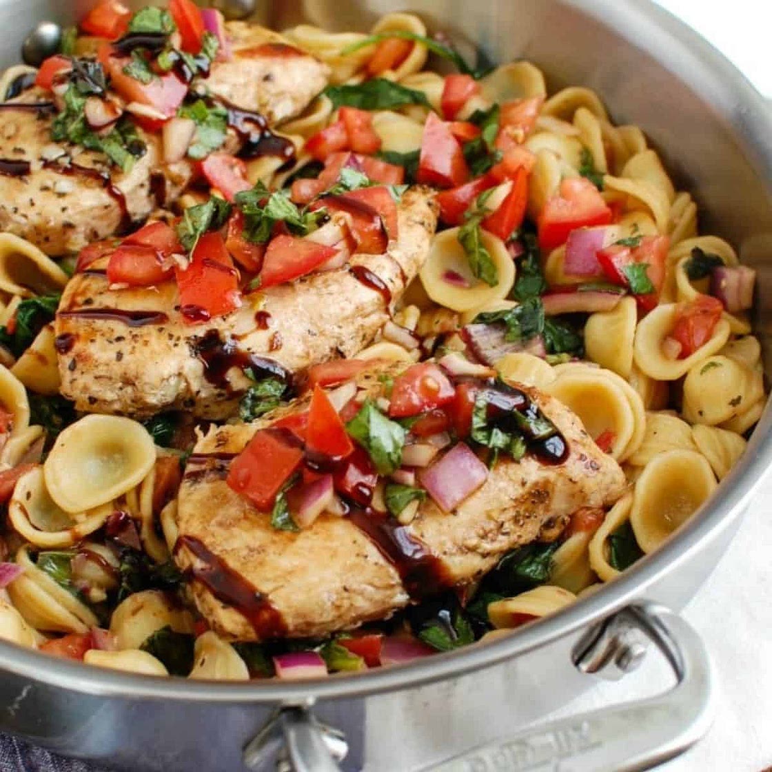 Bruschetta Chicken Pasta
