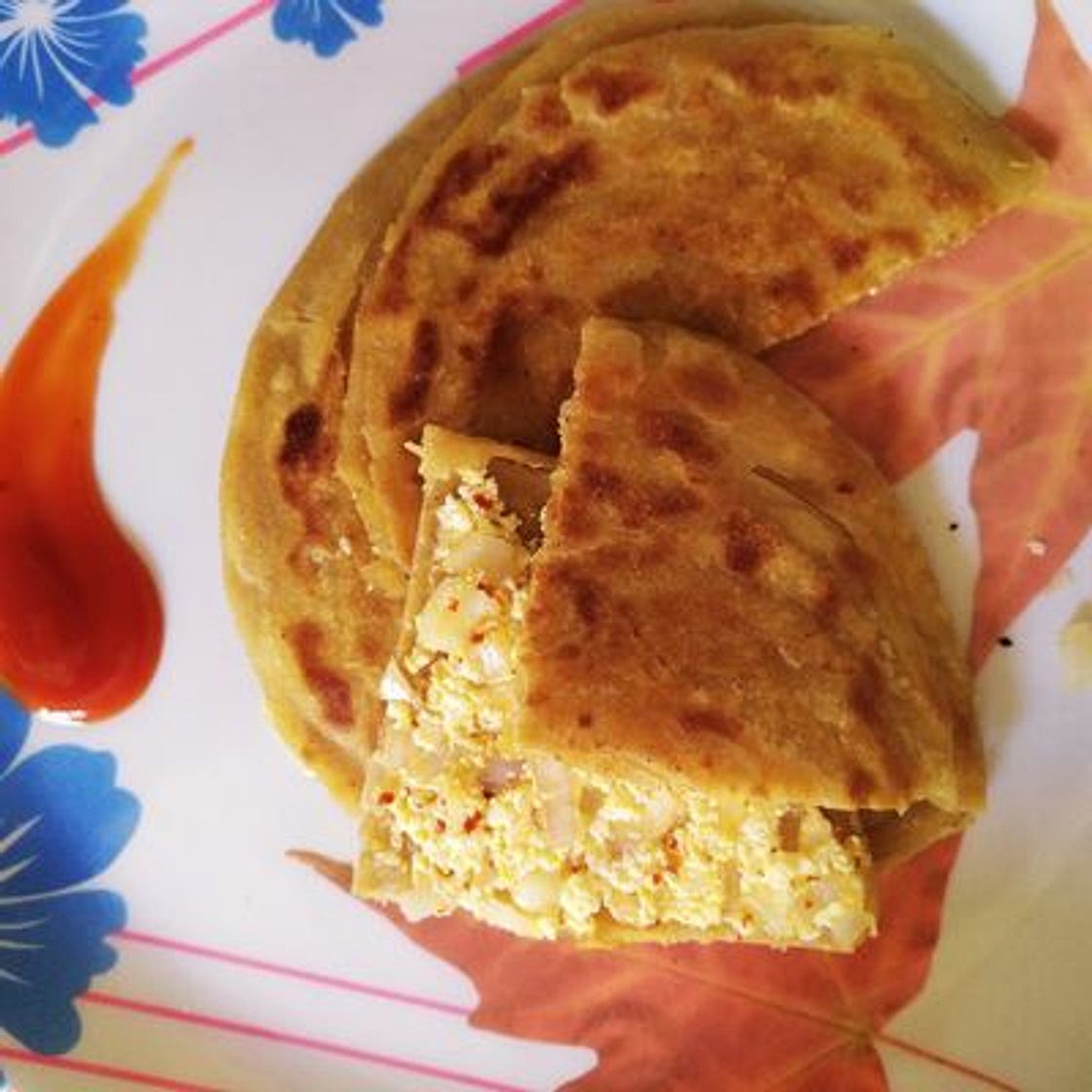 पनीर प्याज़ का पराठा (paneer pyaz ka paratha recipe in Hindi)