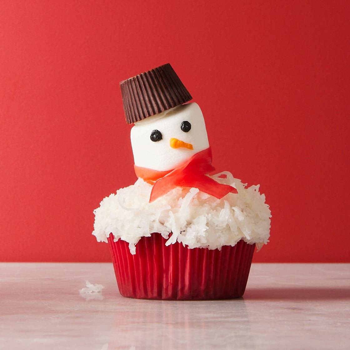 Snowman Cupcakes