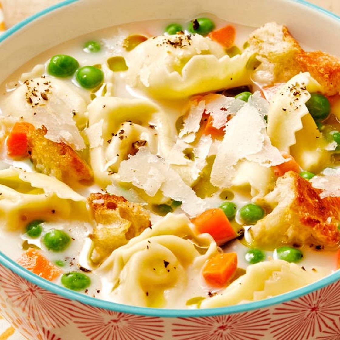 Creamy Tortellini Soup