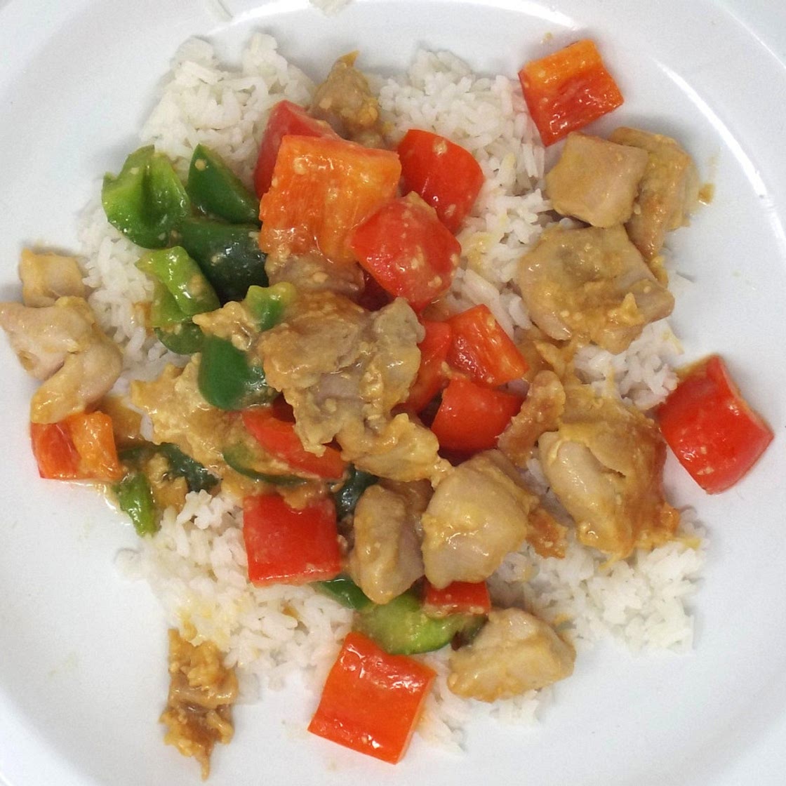 Miso Chicken and Pepper Stir-Fry