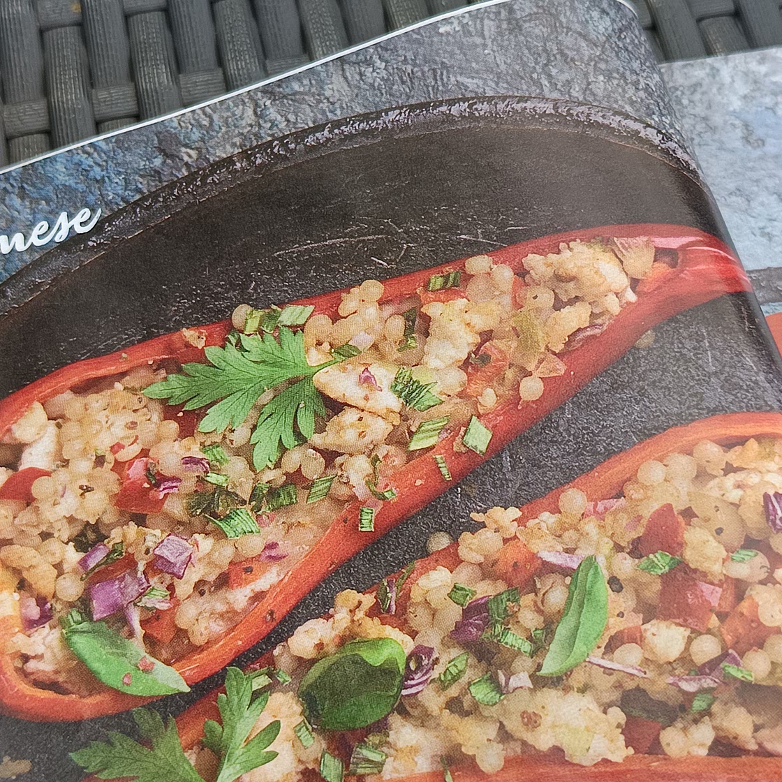 Peperoni con cous cous e verdure
