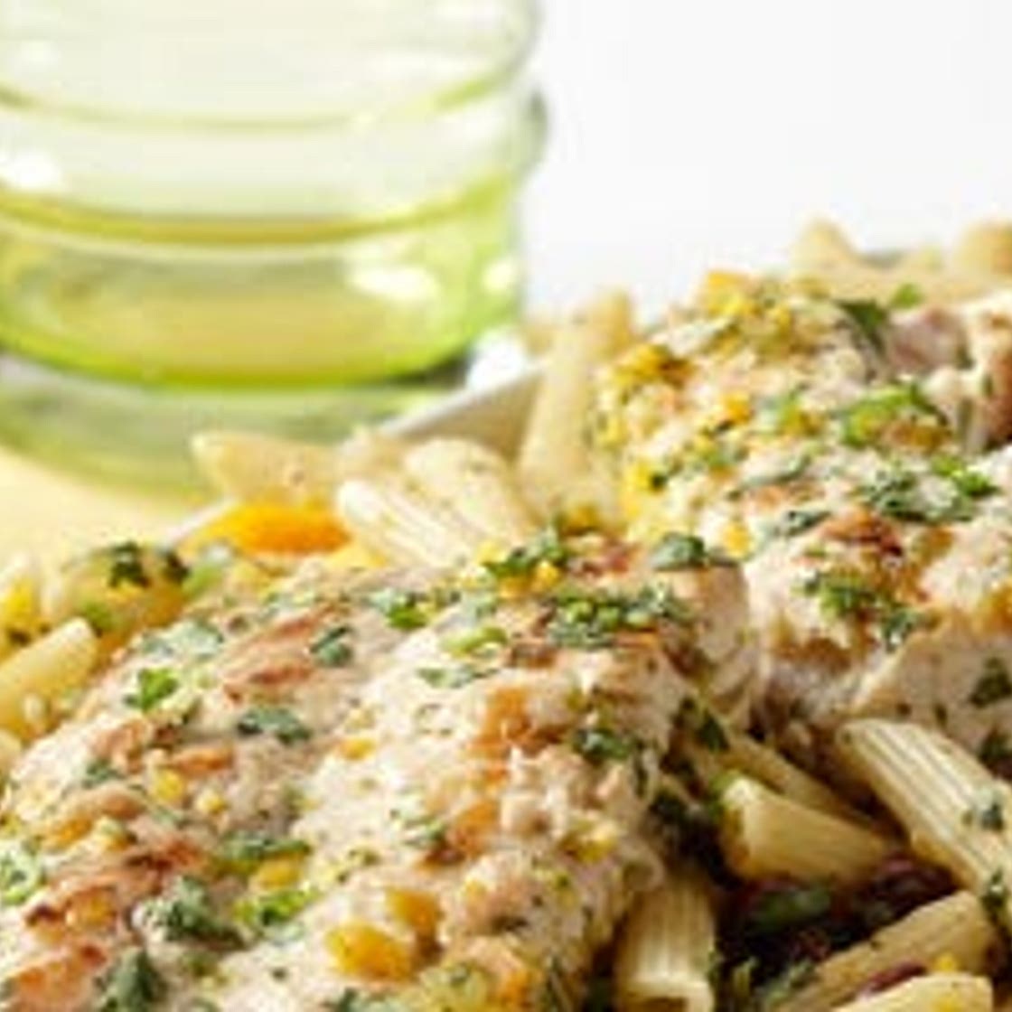 Bahama Penne and Seared Mahi-Mahi
