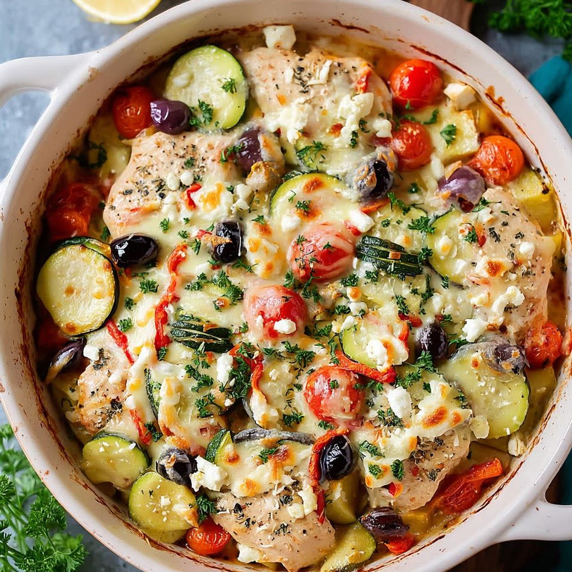 Mediterranean Chicken Bake